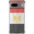 Egyptian Flag Distressed Google Pixel 8a Clear Case